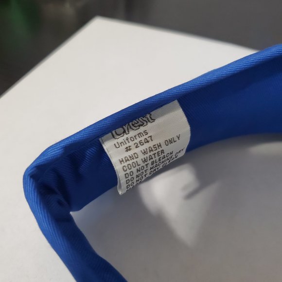 Long John Silver's Blue Vintage 1989 to 2001 Logo Uniform Visor Unique NWOT - Picture 4 of 4